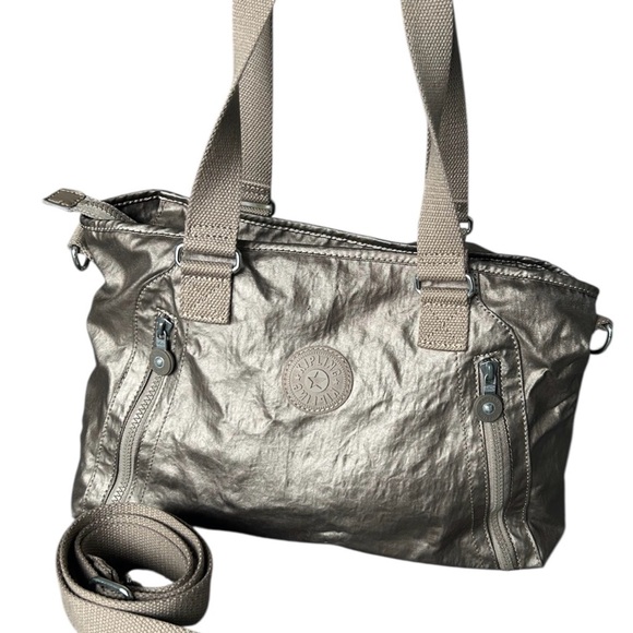 Kipling Handbags - Kipling Metallic Angela Medium Shoulder Bag